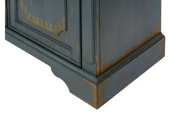 Rune Blue 65" TV Stand -Home Furniture 313289 blue wood media console detail 46