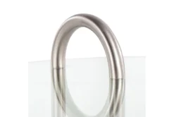 Kate Black Marble, Nickle And Glass Side Table -Home Furniture 313741 silver metal chairside table detail 46