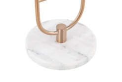 Gem White Marble And Glass Accent Table -Home Furniture 313746 gold metal accent table detail 45