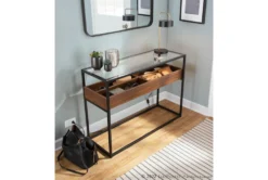 Tray Black Console Table -Home Furniture 313753 black metal sofa table room 86