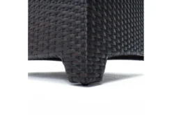 Sagrada Outdoor Ottomans With Charcoal Grey Sunbrella Cushions Set Of 2 -Home Furniture 314267 brown metal ottoman detail 45