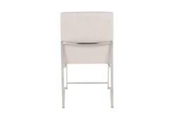 Ian Beige Fabric Dining Chair Set Of 2 -Home Furniture 314384 white polyester dining chair back 82