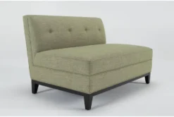 Holden V Chenille Settee -Home Furniture 314880 green fabric settee side 19