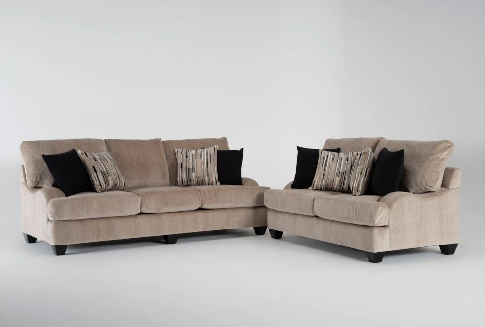 Sierra Foam IV Chenille 95" Sofa/Loveseat Set 1 Sierra Foam IV Chenille 95" Sofa/Loveseat Set