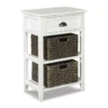 Oslyn White Accent Table