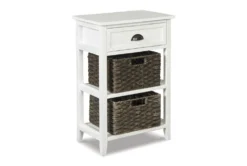 Oslyn White Accent Table