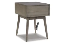 Porter Gray Accent Table -Home Furniture 315321 back 82