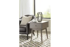 Porter Gray Accent Table -Home Furniture 315321 room 85