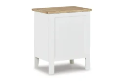 Selburg White/Brown Accent Cabinet -Home Furniture 315324 back 82