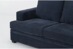 Bonaterra Midnight Blue 97" Queen Sleeper Sofa -Home Furniture 315425 blue fabric sleeper detail 45
