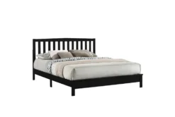 Leo Black King Platform Bed