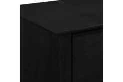 Zodiac Black Nightstand -Home Furniture 315530 black wood nightstand detail 44