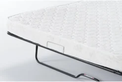 Bonaterra Midnight 4 Piece Queen Sleeper Sofa, Loveseat, Chair & Storage Ottoman Set -Home Furniture 315996 blue fabric living room set detail 45