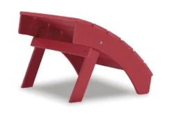 Verbena Red Outdoor Adirondack Chair Ottoman -Home Furniture 316987 back 82