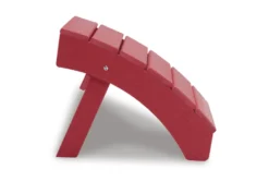 Verbena Red Outdoor Adirondack Chair Ottoman -Home Furniture 316987 side 14