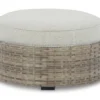 Pacific Toffee Outdoor Round Ottoman
