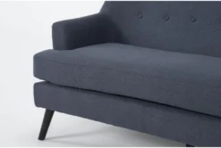Celestino Slate Settee With 2 Accent Chairs -Home Furniture 317509 blue fabric settee detail 45
