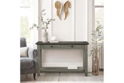 Every Two Tone Brown/Grey Console Table -Home Furniture 317567 brown wood sofa table room 85