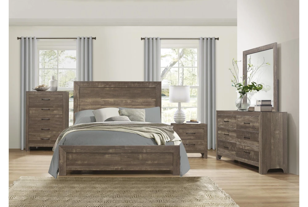 Barret Brown 24" 2 Drawer Nightstand 7 Barret Brown 24" 2 Drawer Nightstand - Image 7