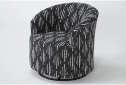 Kestrel 34" Swivel Glider Accent Chair -Home Furniture 318167 white fabric swivel glider detail 45