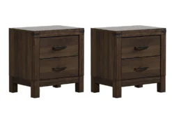 Willow Creek II 2 Drawer Nightstand Set Of 2