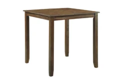 Zally 36" Counter Set For 4 -Home Furniture 318606 brown wood counter height set side 14 1