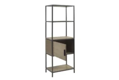 Darlen 48" Grey 3 Shelf Wood Bookcase With Storage Cabinet -Home Furniture 318636 grey wood bookcase storage 13