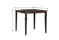 Aleena 40" Counter Set For 4 -Home Furniture 318649 brown wood counter height set detail 44