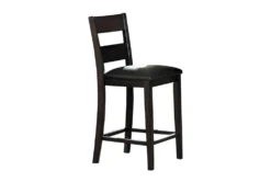 Aleena 40" Counter Set For 4 -Home Furniture 318649 brown wood counter height set side 15