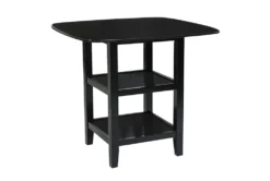 Nala 39" Counter Set For 4 -Home Furniture 318650 black wood counter height set side 14
