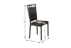 Jojo 48" Dining Set For 4 -Home Furniture 318653 black metal dining set detail 45