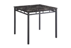 Julie 40" Counter Set For 4 -Home Furniture 319228 black metal counter height set side 14