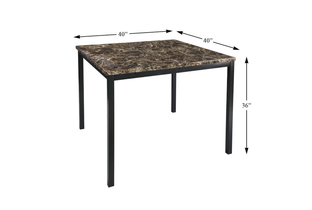 Bianca Brown 40" Counter Table 5 Bianca Brown 40" Counter Table - Image 5