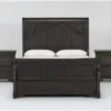 Remi Queen Sleigh 3 Piece Bedroom Set With 2 Nightstands