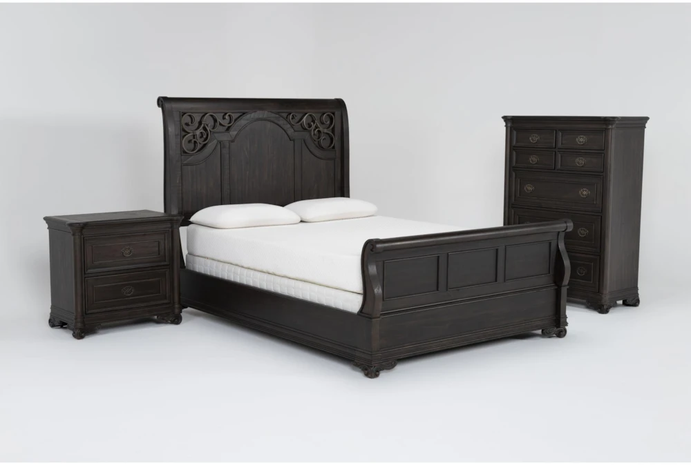 Remi Queen Sleigh 3 Piece Bedroom Set 1 Remi Queen Sleigh 3 Piece Bedroom Set