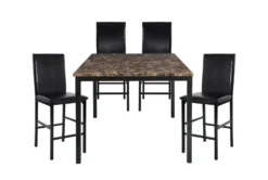 Bianca Brown 40" Counter Set For 4