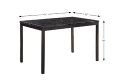 Bianca Black 48" Dining Table -Home Furniture 319496 detail 44