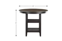 Taylor Brown/Black Counter Set For 4 -Home Furniture 319511 detail 44