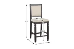 Taylor Brown/Black Counter Set For 4 -Home Furniture 319511 detail 45