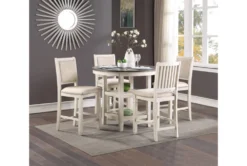 Taylor Brown/White 42" Counter Set For 4 -Home Furniture 319513 room 85