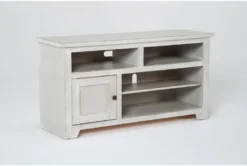 Santa Clara Pebble 50" Tv Stand -Home Furniture 320009 grey wood media console side 18