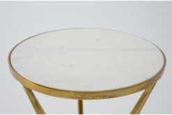 Beverly Marble Accent Table -Home Furniture 320291 gold metal accent table detail 44