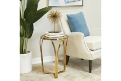 Black & Gold Metal Accent Table -Home Furniture 320336 gold metal accent table room 85
