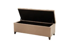 Maia 49" Sand Tufted Soft Close Storage Bench -Home Furniture 320507 storage 12