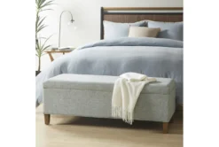 48" Blue Soft Close Storage Accent Bench -Home Furniture 320521 room 85