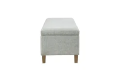 48" Blue Soft Close Storage Accent Bench -Home Furniture 320521 side 14