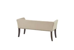 50" Nessa Cream Accent Bench -Home Furniture 320525 back 82