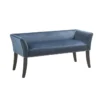 50" Nessa Blue Accent Bench