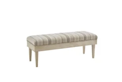 50" Beige Multi Soft Close Storage Bench