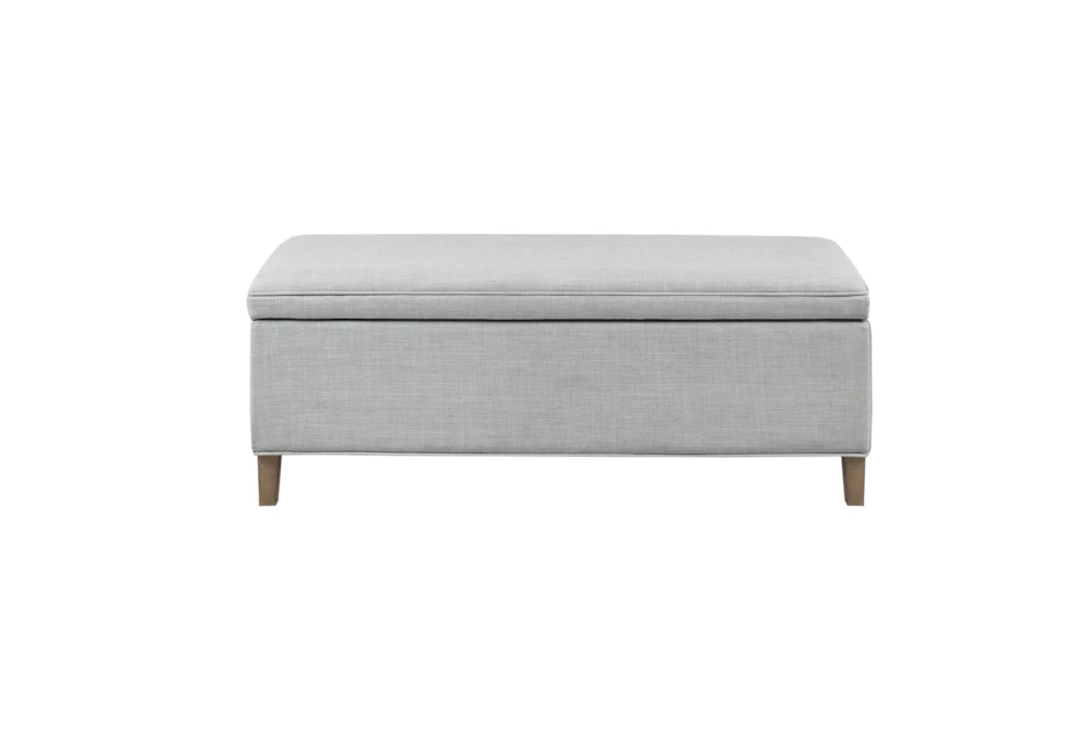 48" Light Grey Soft Close Storage Bench 2 48" Light Grey Soft Close Storage Bench - Image 2
